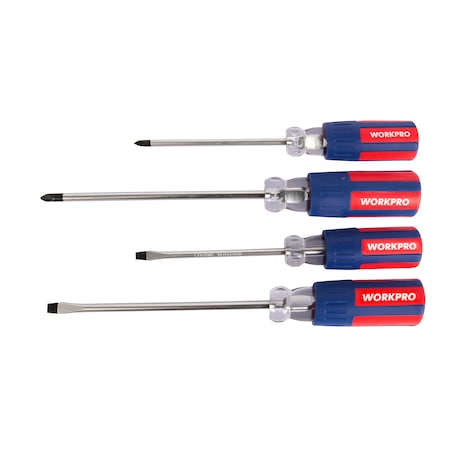Prime-Line WORKPRO W004140 Insulated Screwdriver Set, Anti-Slip Grip Premium Handles Single Pack W004140